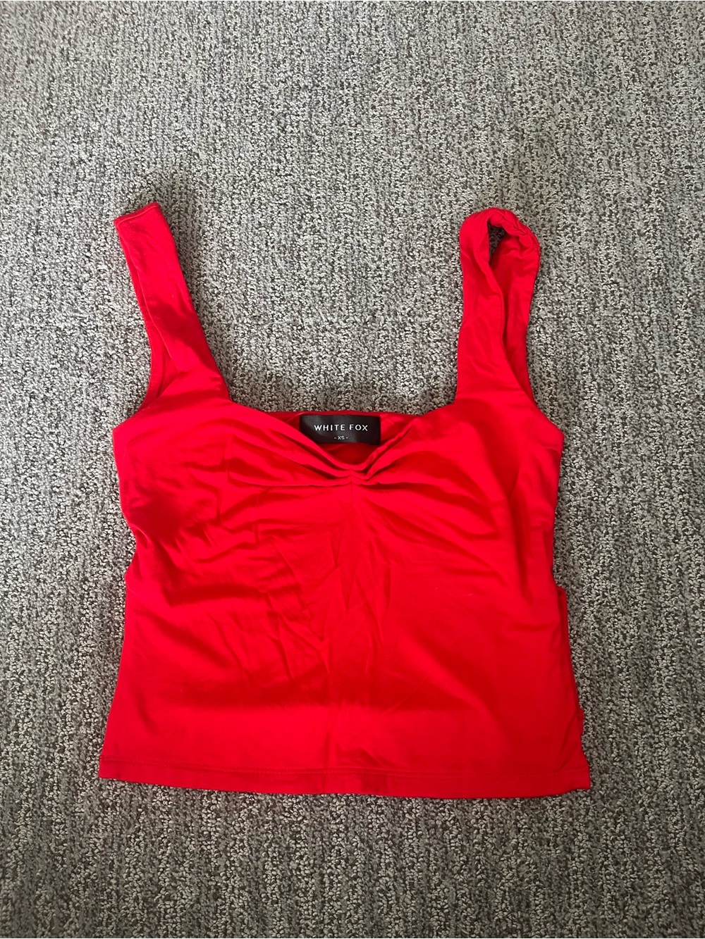 White Fox boutique red tank